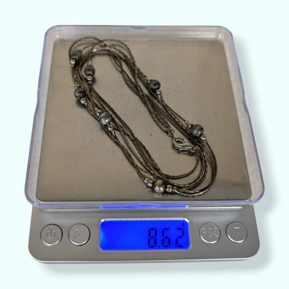 (2/$20) Vintage 3-Strand Chain Necklace - Picture 5 of 5